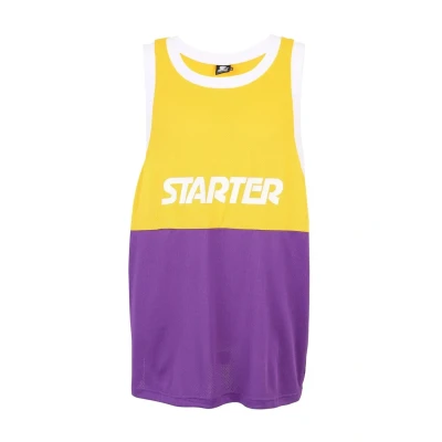 Afbeelding van Starter Split TANK Top, Heren, Maat: L/XL, Californiayellow realviolet