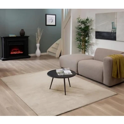 Afbeelding van Flycarpets Malaga Wasbaar Vloerkleed Beige 240x340 cm