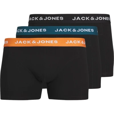 Afbeelding van JACK&amp;JONES JUNIOR JACJONAS SOLID TRUNKS 3 PACK JNR Jongens Onderbroek Maat 164