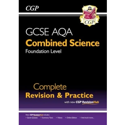 Afbeelding van CGP AQA GCSE Combined Science Foundation Complete Revision &amp; Practice w/ Online Ed, Videos Quizzes: for the 2024 and 2025 exams