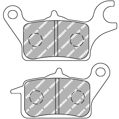 Afbeelding van Remblok set, schijfrem FERODO FDB2282EF