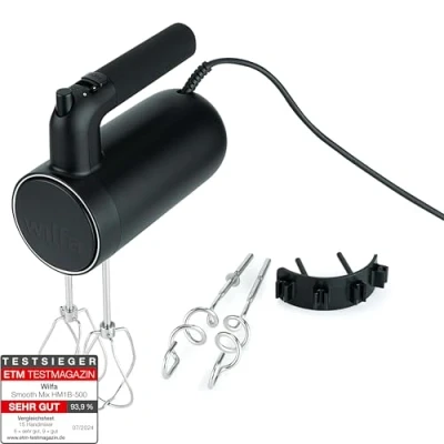 Afbeelding van Wilfa SMOOTH MIX 500 W 5 HAND MIXER BLACK Zwart