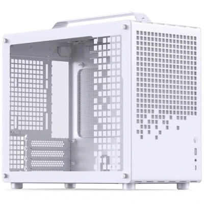 Afbeelding van Jonsplus MATX Handgreepkoffer Z20 (Mini ITX, mATX), PC behuizing, Wit