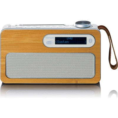 Afbeelding van Lenco PDR 040EF Draagbare DAB+/FM radio met oplaadbare batterij en Bluetooth® Bamboe