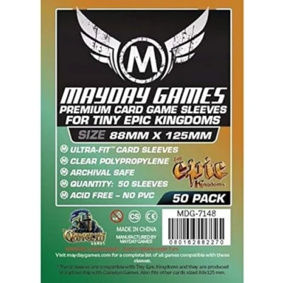 Afbeelding van Premium Custom Tiny Epic Kingdom Sleeves (88x125mm) clear (50)