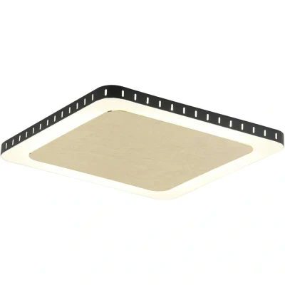 Afbeelding van ECO Light 9050 M GO SOLARIS LED plafondlamp 24 W Goud, Zwart