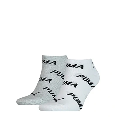 Afbeelding van PUMA Uniseks sneakers (verpakking van 2 stuks), wit/grijs/zwart, 46 EU