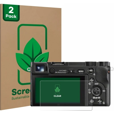 Afbeelding van ScreenLeaf Screenprotector voor Sony Alpha 5000 / 6000 6400 Duurzame schermbescherming Folie Beschermfolie transparant (2 Stuks)