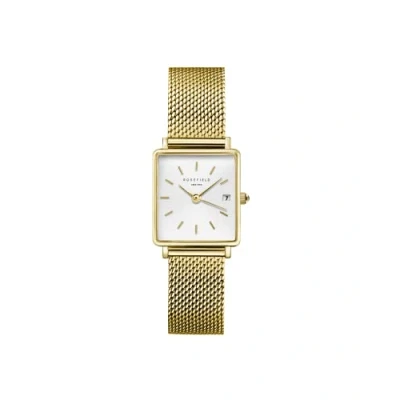 Afbeelding van Rosefield THE BOXY XS Horloge silvercoloured, Dames, Maat: One Size, Silver/coloured