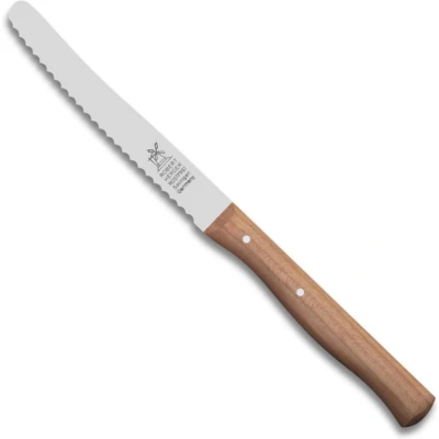 Afbeelding van Robert Herder Tomatenmes RVS Rondspits Lemmet 11 cm Heft Kersenhout