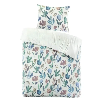 Afbeelding van Dekbedovertrek Papillon Aquari Multi Satijn 140 x 200 / 220 cm 1 Persoons