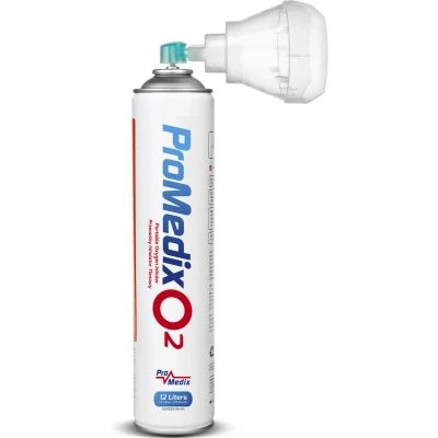 Afbeelding van Draagbare zuurstofinhalator in een blik 99,4% O2 12L Promedix PR 994