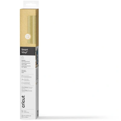 Afbeelding van Cricut Smart Vinyl™ Permanent Folie Goud, Glanseffect