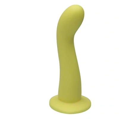 Afbeelding van Ylva &amp; Dite Swan Siliconen G spot / Anale dildo Made in Holland Geel