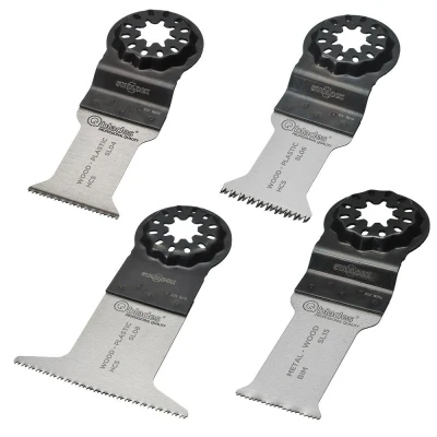 Afbeelding van Qblades SL92 multitool zaagbladenset Hout en Metaal 4 delig (Starlock)