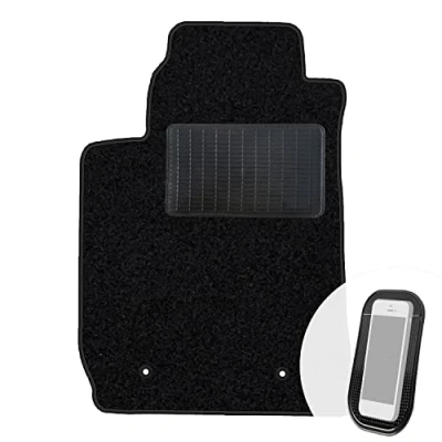 Afbeelding van moto MOLTICO Automatten Velours Autofrontmat 1 Matje Voor de Voorkant van Auto Bijpassend Alfa Romeo 159 2005 2011