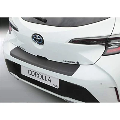 Afbeelding van RGM ABS Achterbumper beschermlijst passend voor Toyota Corolla HB 5 deurs 2019 Zwart