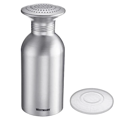 Afbeelding van Gastro zoutvaatje van aluminium, met deksel omega, 650 ml, PP