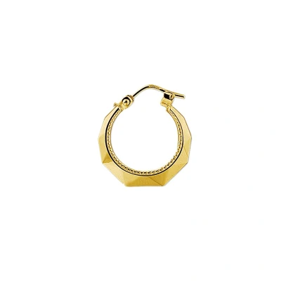 Afbeelding van goud (geelgoud) oorring lapide per stuk 4026020