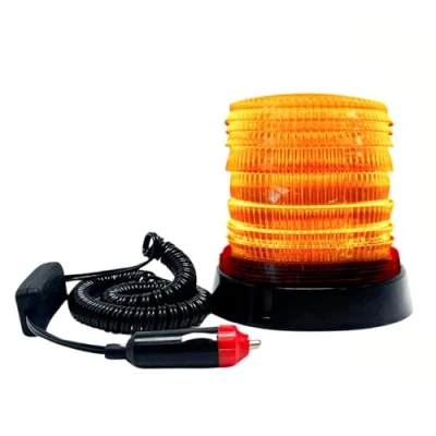 Afbeelding van Led Waarschuwingslichten Magnetische. Stroboscoop Lamp DC 10 30V. Bakken knipperende met Sigarettenaanstekerplug voor Tractor, Graafmachines, Vrachtwagen. Noodverlichting Voertuigen.