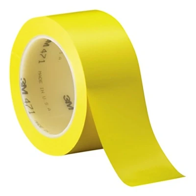 Afbeelding van 3M 471 Hoogwaardige zachte pvc tape, 102 mm x 33 m, geel (8 stuks)