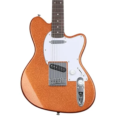 Afbeelding van Ibanez YY20 OCS Orange Cream Sparkle Yvette Young Signature met Seymour Duncan Alnico II Pro elementen