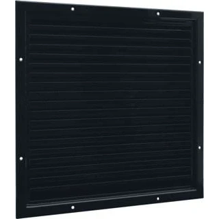 Afbeelding van Nedco gevelrooster 400 x mm zwart