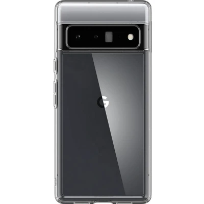 Afbeelding van Google Pixel 6 Pro Hoesje Kunststof Spigen Backcover/Hardcase Transparant Telefoonhoesje Shockproof/Valbescherming