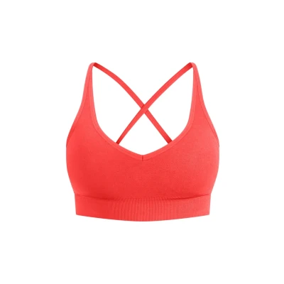 Afbeelding van Smilodox Cetrina Scrunch Sportbh met light support, Dames, Maat: XS, Rot