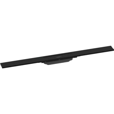 Afbeelding van hansgrohe RainDrain Flex 800, 56044670, in te korten, matzwart, kant en klare set douchegoot, 80 cm