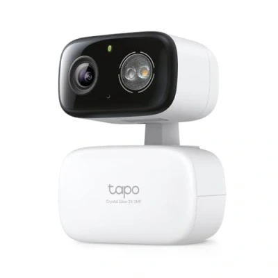 Afbeelding van Tapo C216 Mini bewakingscamera met opname, 2K 3MP, 360 afdekking voor binnen en buiten, AI detectie meldingen, microSD kaart tot 512 GB, 105,3 x 77,8 69,8 mm