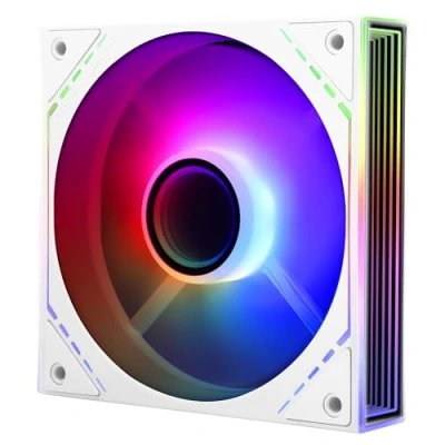 Afbeelding van Thermalright TL M12RW S CPU ARGB ventilator 120 mm behuizingsventilator ARGB, 4pin PWM aansluiting stille computerventilator met FDB lagers, desktopventilator heeft beide zijden spiegel