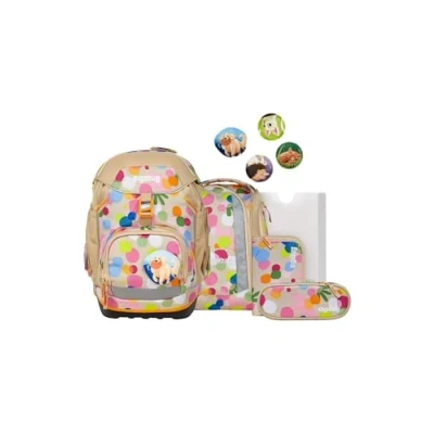 Afbeelding van Ergobag cubo Schooltas set voor kinderen, Maat: One Size, Beige