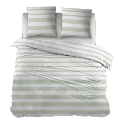 Afbeelding van Snoozing Mandy Dekbedovertrek Tweepersoons 200x200/220 cm Green