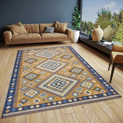 Afbeelding van Vloerkleed Cappuccino Peso Oker 160x235 cm Geel Vintage 123vloerkleed.nl is de online webshop voor vloerkleden en woonaccessoires.