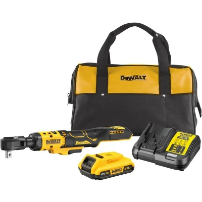 Afbeelding van DeWalt DCF512D1 QW Accu Haakse ratelsleutel 1/2&quot; 18V 1 x 2.0Ah Li Ion In draagtas