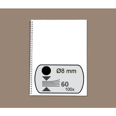 Afbeelding van Draadrug Fellowes 8mm 34 rings A4 zwart 100stuks