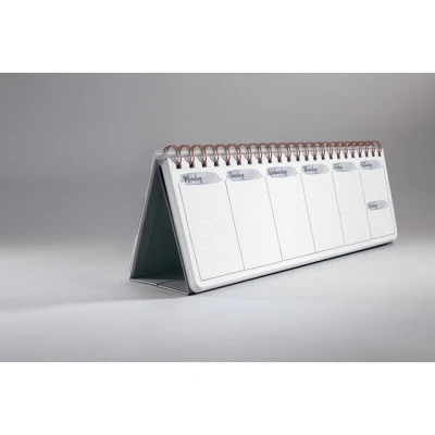 Afbeelding van Tafelagenda Sigel Jolie Inspire 300x114mm 53 weken 7dagen/1pagina ongedateerd apricot