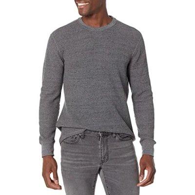 Afbeelding van Amazon Essentials Men&#039;s Shirt met lange mouwen, wafelpratoon en normale pasvorm, Houtskool, S