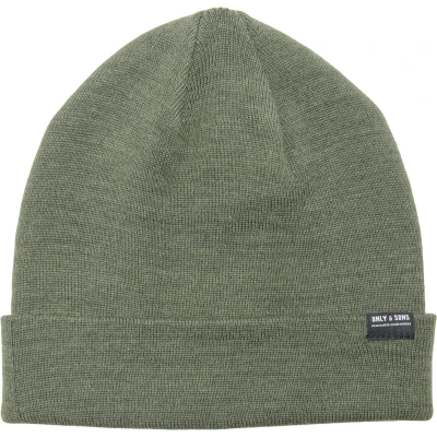 Afbeelding van ONLY &amp; SONS ONSEVAN LIFE KNIT BEANIE NOOS Heren Hoed Maat ONE SIZE