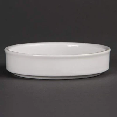 Afbeelding van Olympia Whiteware stapelbare tapasschaaltjes 10,2cm (6 stuks)