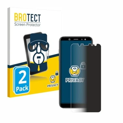 Afbeelding van BROTECT privacy screenprotector voor Samsung Galaxy A6 2018 Folie Beschermfolie Blauwlichtfilter (2 Stuks)