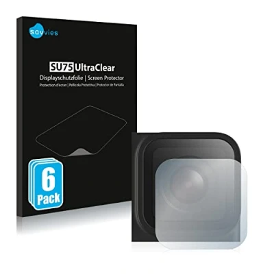Afbeelding van Savvies Screenprotector voor GoPro Hero 9 Black (Lens) Folie Beschermfolie transparant (6 Stuks)