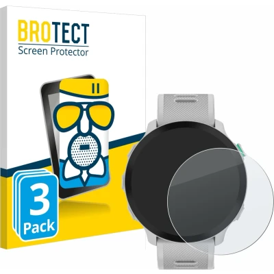 Afbeelding van BROTECT Antireflecterende Glas Screen Protector Mat voor Garmin Forerunner 55 (3 Stuks) Schermbeschermer [Beschermglas Folie niet Gehard Glas]