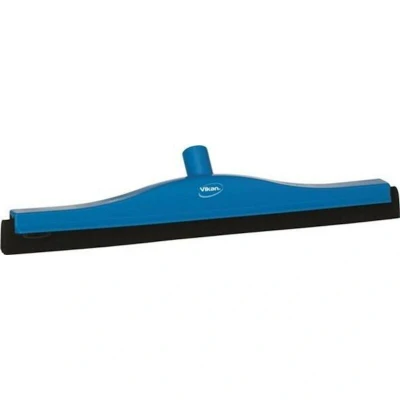Afbeelding van Vikan Klassieke Vloertrekker Kop met vaste nek en Zwart Rubber 50cm Blauw