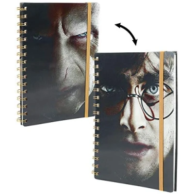 Afbeelding van Harry Potter &amp; Voldemort 3D Cover A5 Lenticular Notitieboek