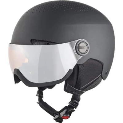 Afbeelding van Skihelm Alpina Arber Visor Black Matt 54 58 cm