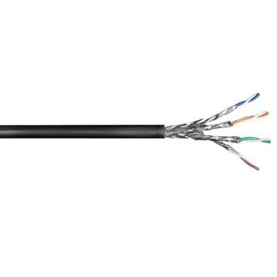 Afbeelding van Netwerkkabel voor buiten Cat7 S/FTP 305 meter (Stugge kern, 100% koper, PE)