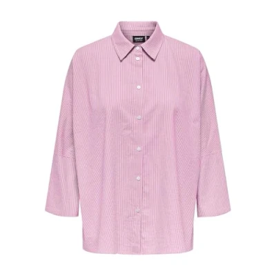 Afbeelding van ONLY Augusta Overhemdblouse, Dames, Maat: Small, Bonbon