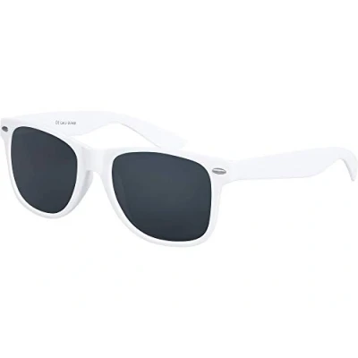 Afbeelding van Balinco Zonnebril UV400 CAT 3 CE Rubber met veerscharnier voor dames &amp; heren (wit smoke)